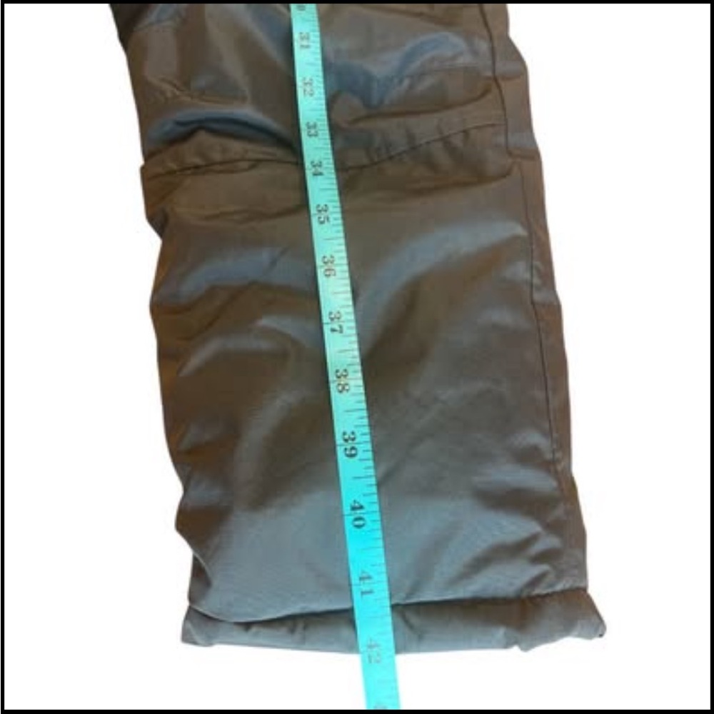 Snow Overalls Insulated Elastic Waist Zipper Adjustable Length Girls Sz 6 6X - Picture 8 of 9